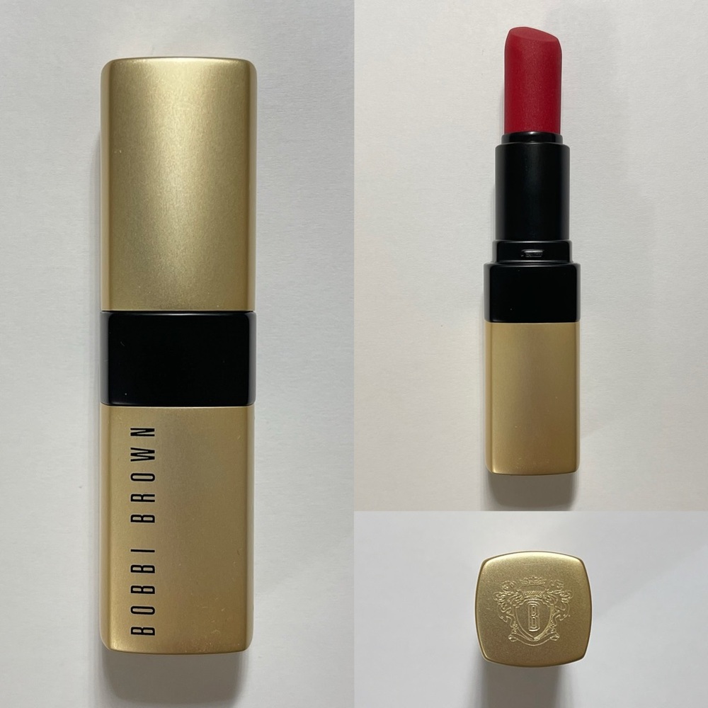 Bobbi Brown Luxe Matte Lip Color Red Carpet 4.5g Retro Black Tie Luxury Lipstick